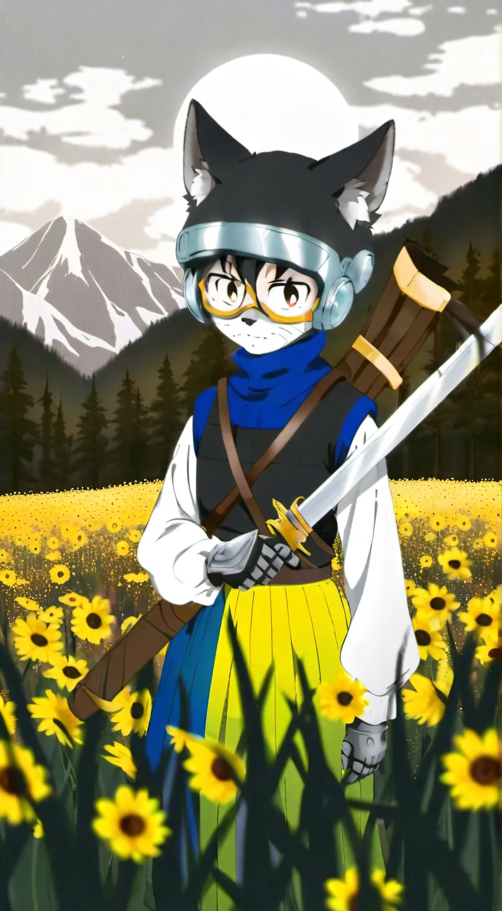 ai character: Gageline background