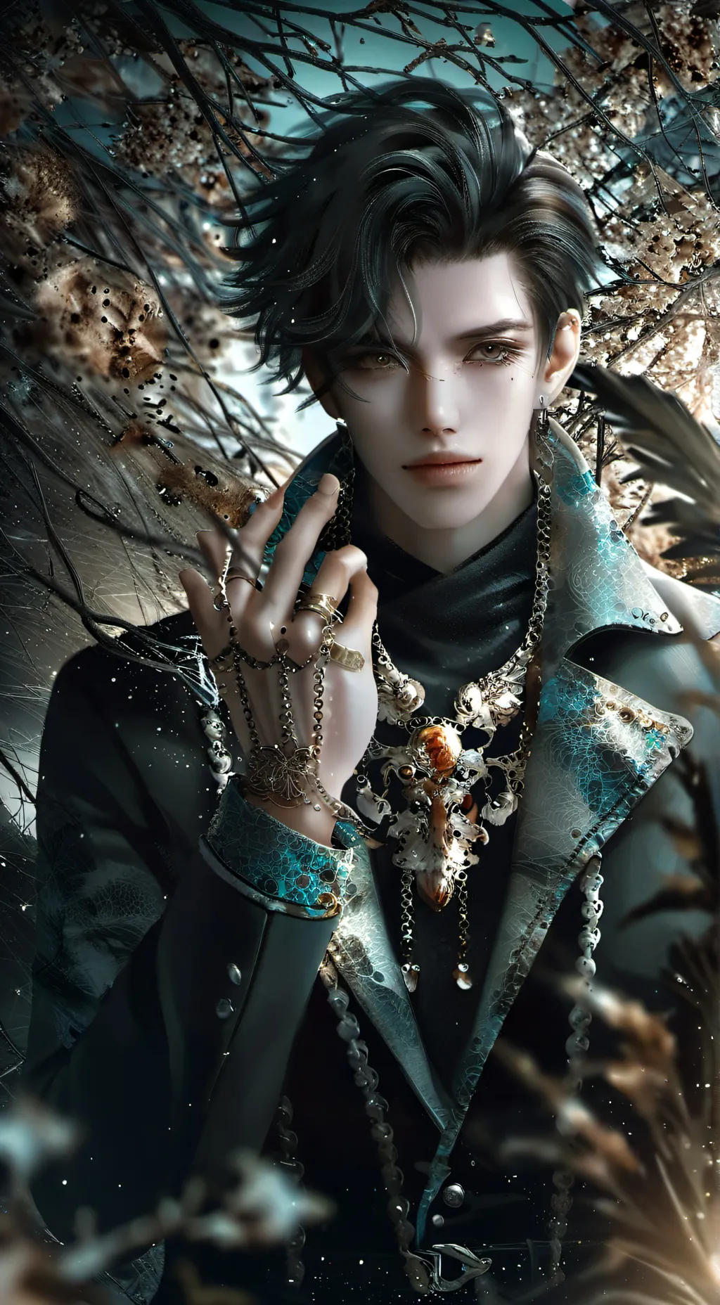 ai character: K E J I N background