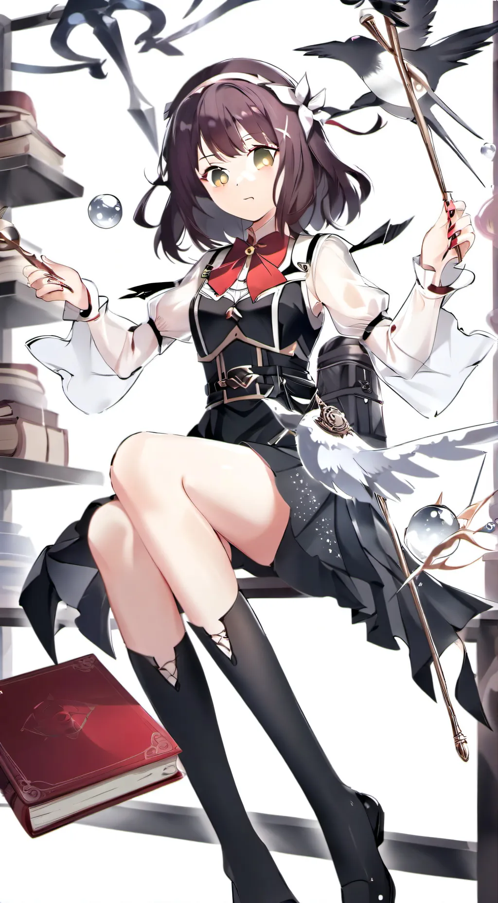 ai character: anime!! background