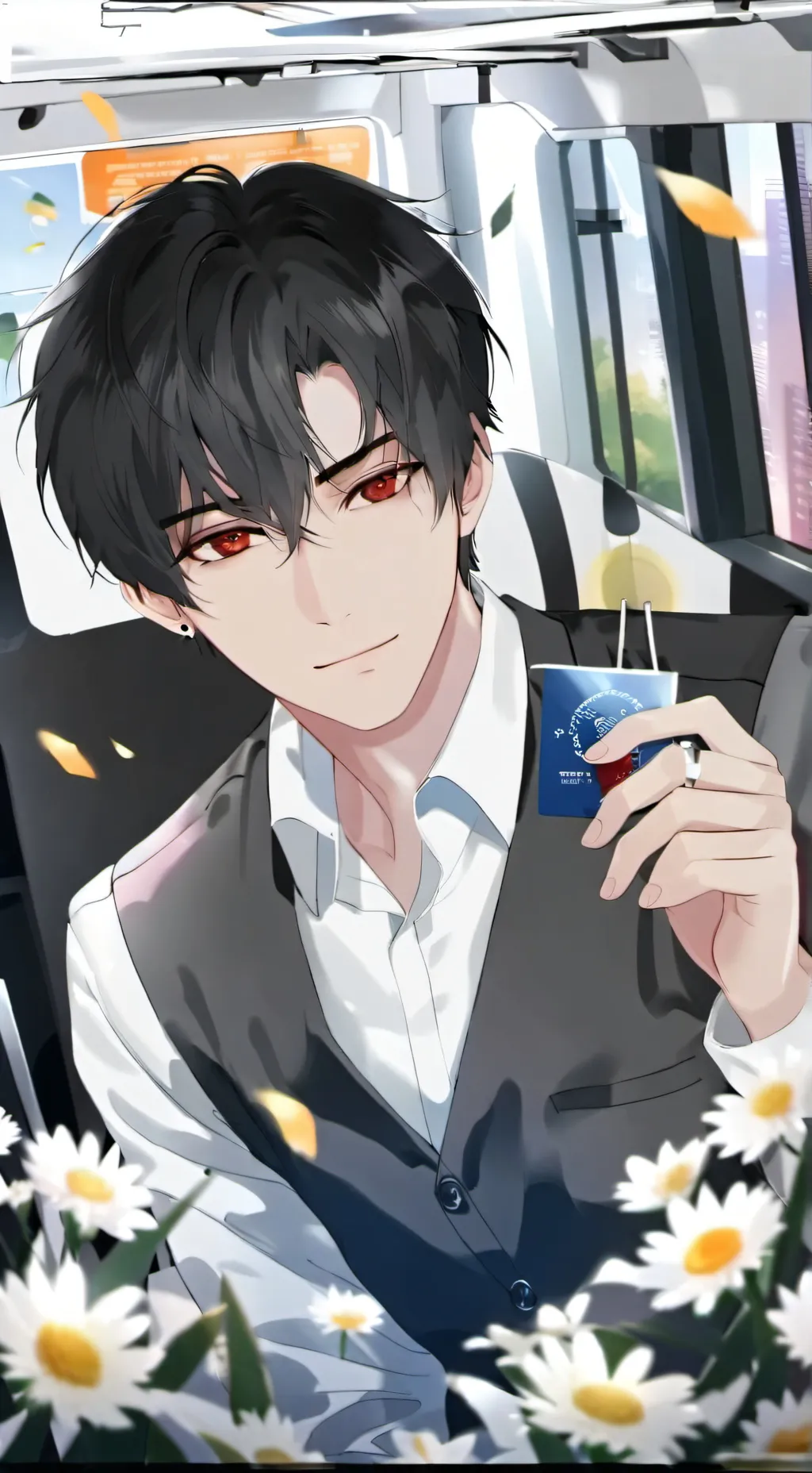 ai character: Mha Bus Drive background