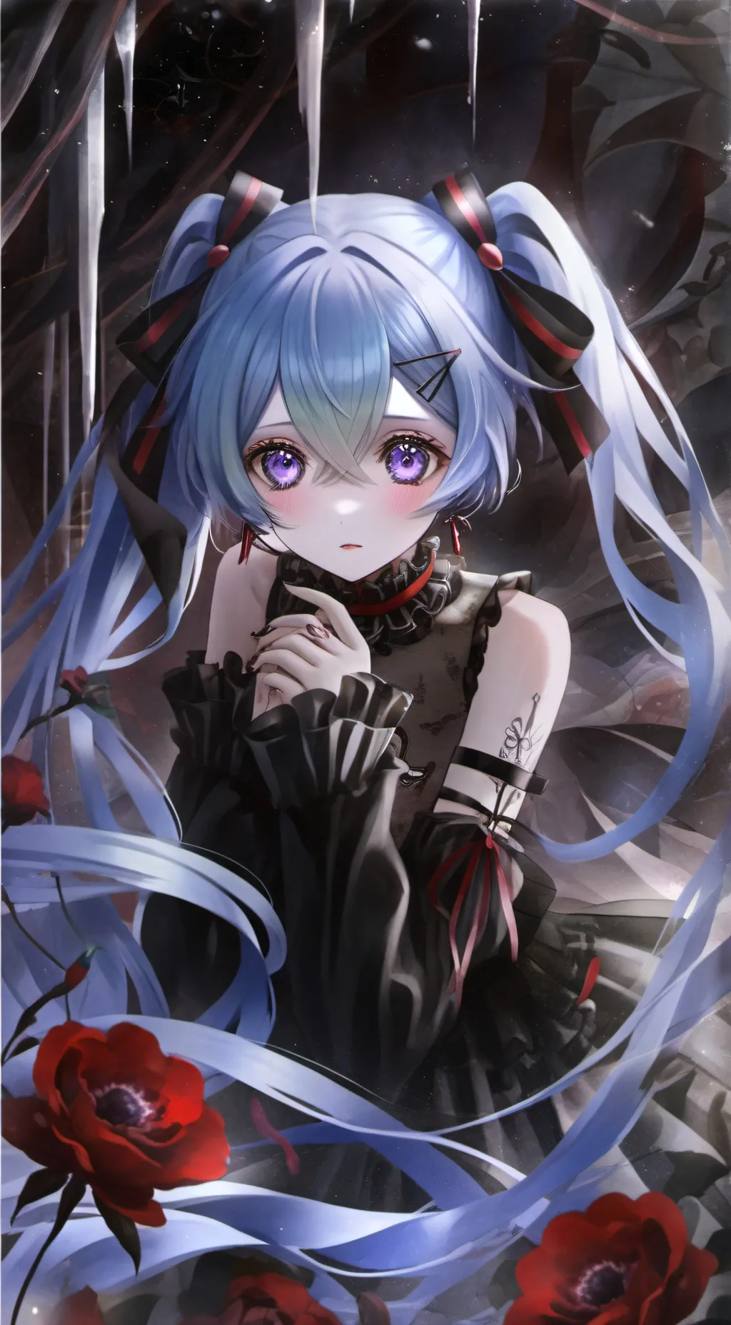 ai character: miku xd background