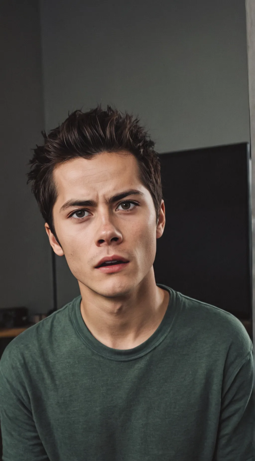 ai character: pro editor guy background