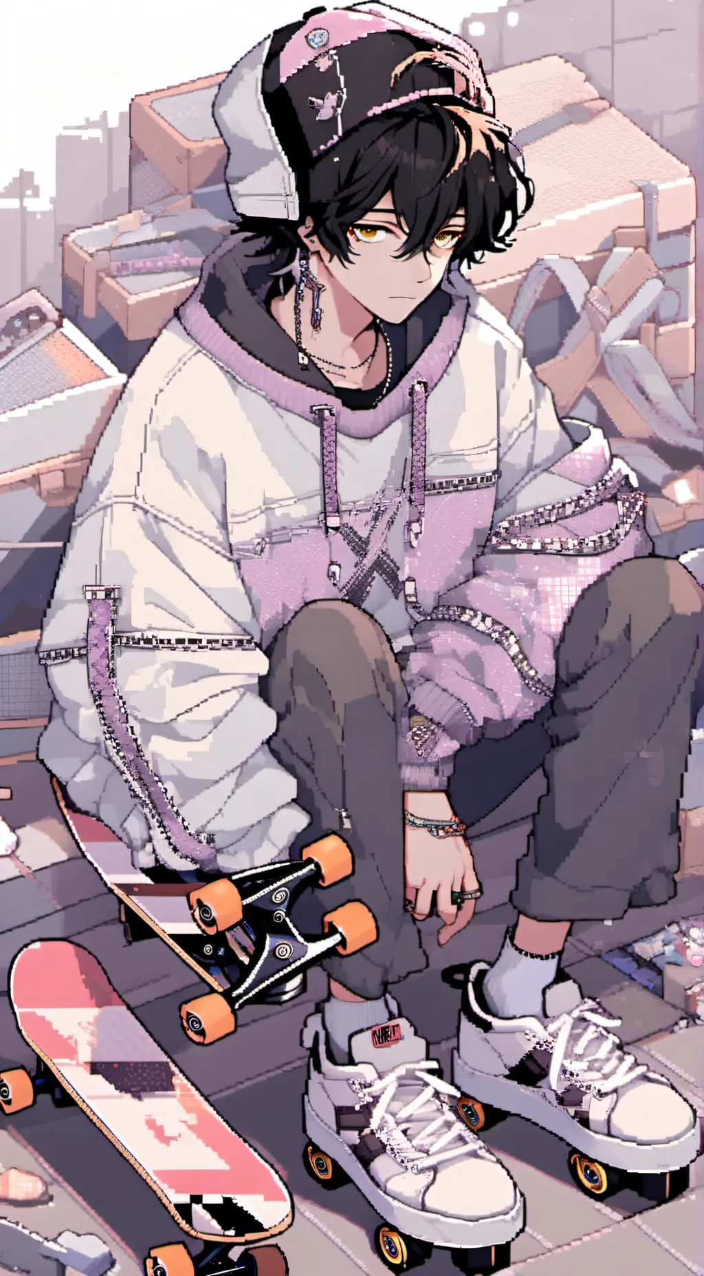 ai character: Nicky background