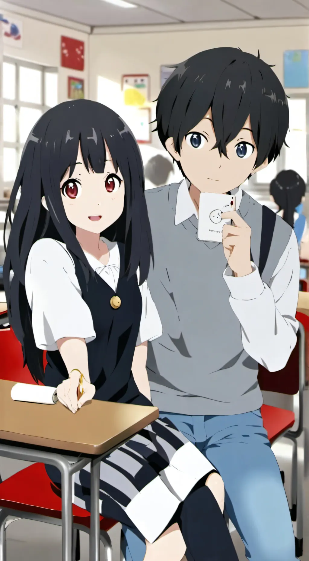 ai character: Class 1-a  background