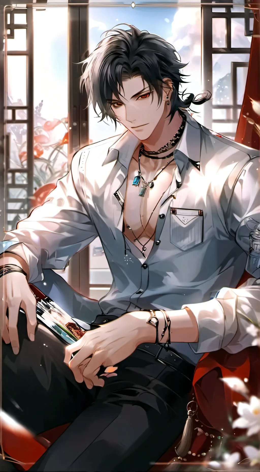 ai character: Axel background