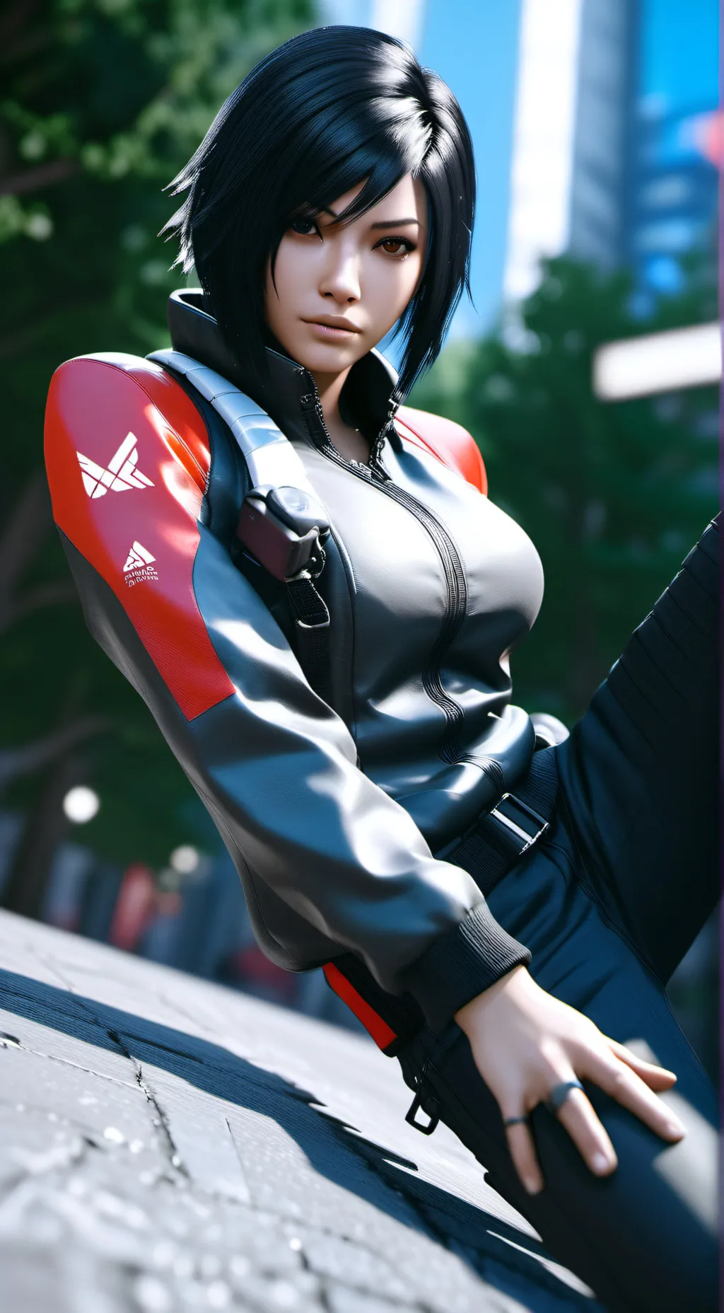 ai character: Faith Conors  background