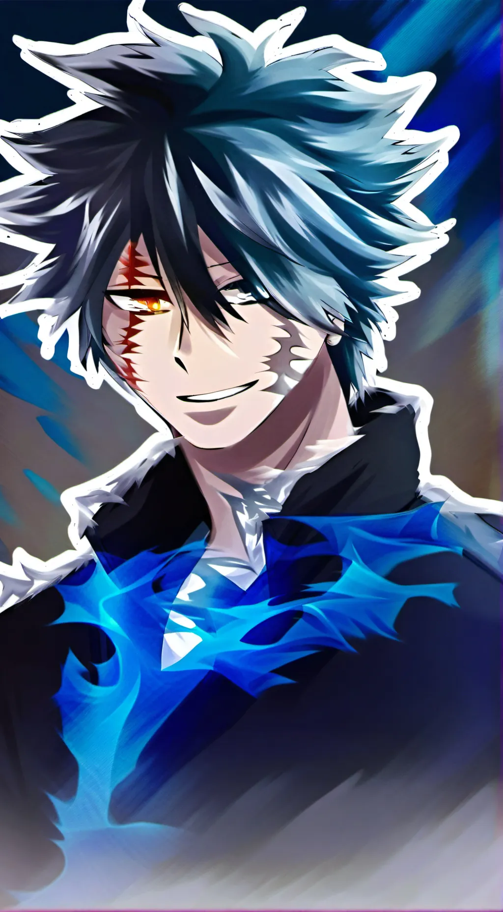 ai character: Dabi background