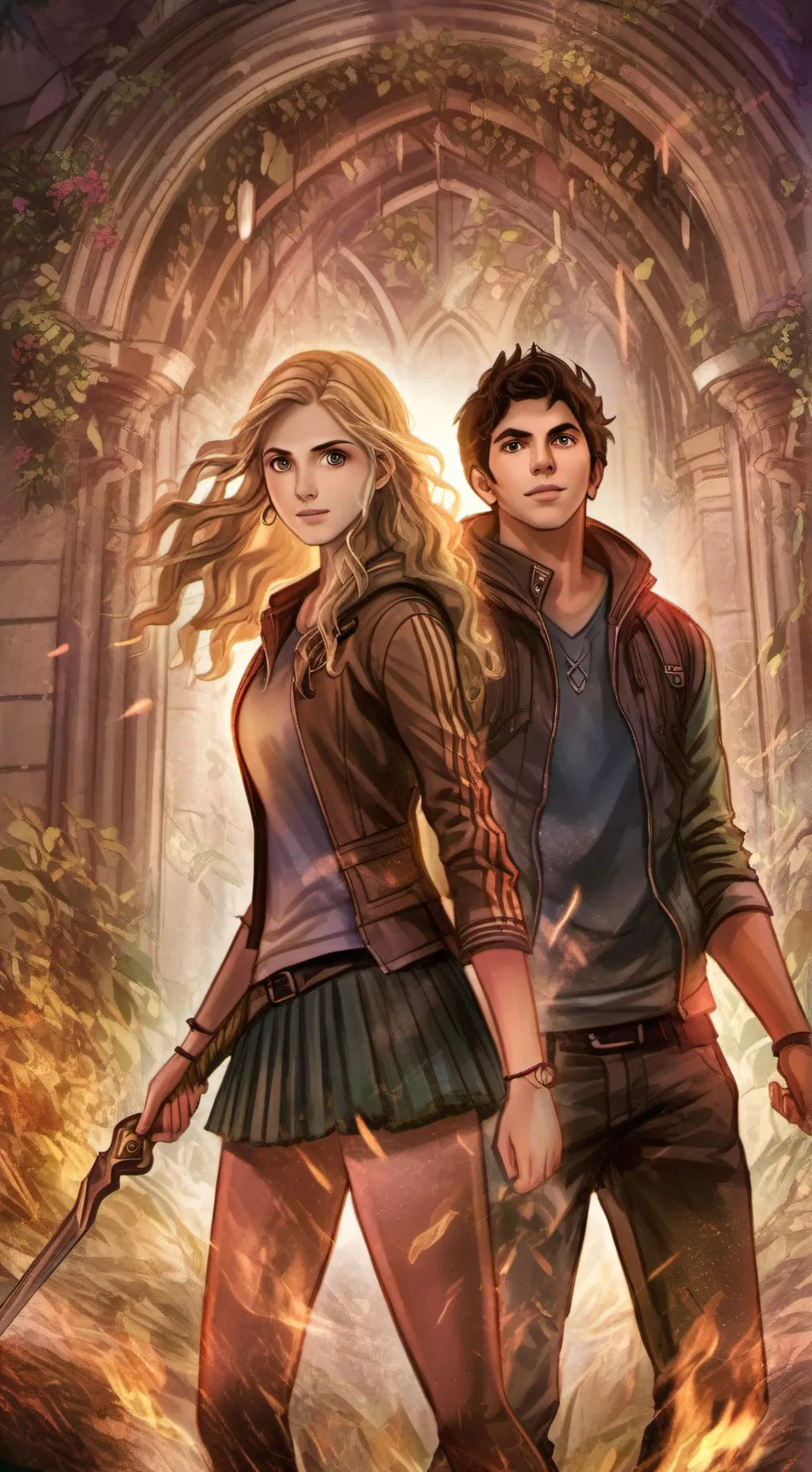 ai character: pjo book 2 background