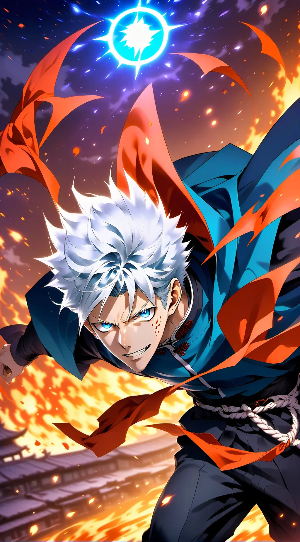 ai character: Gojo Satoru background