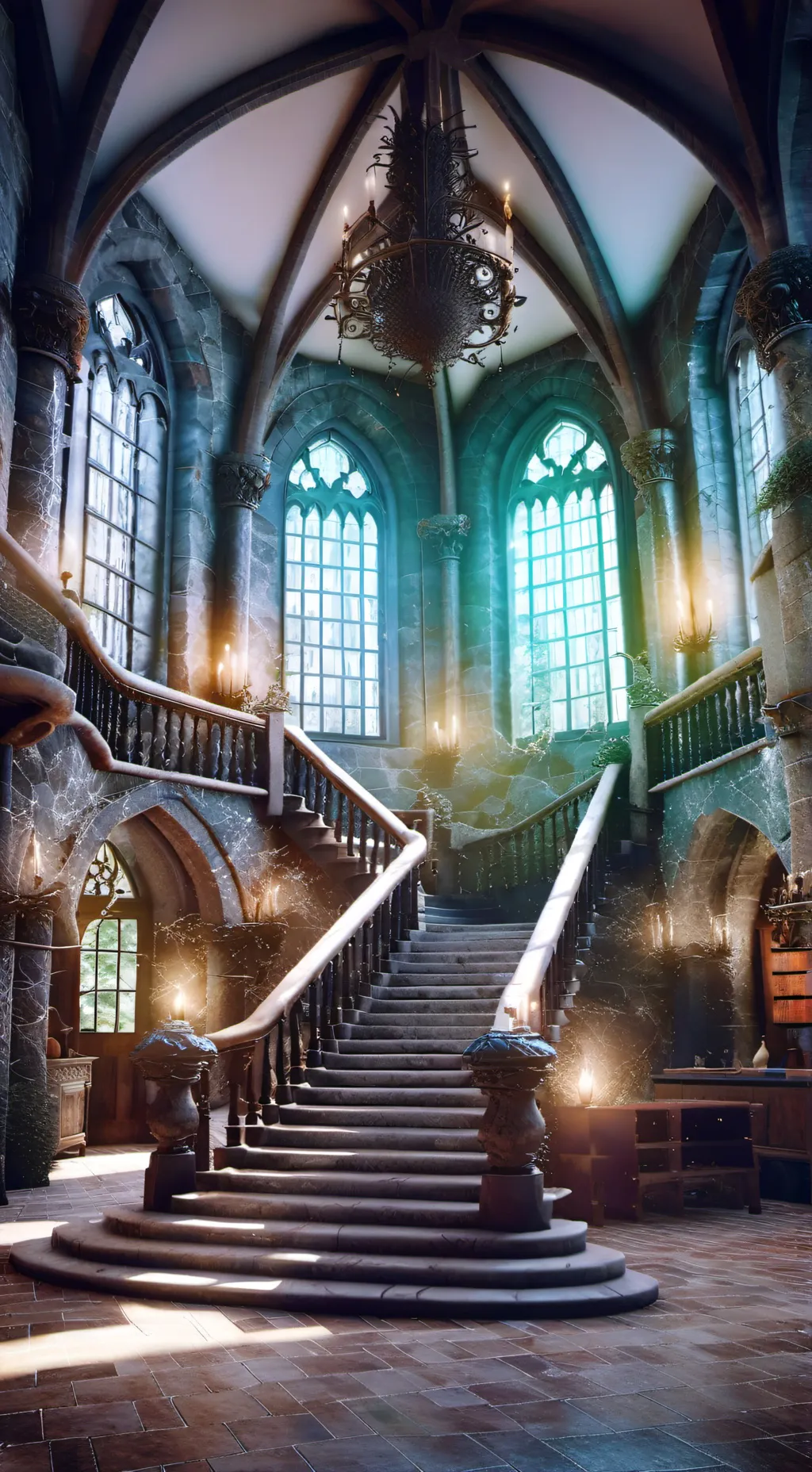 ai character: Hog warts background