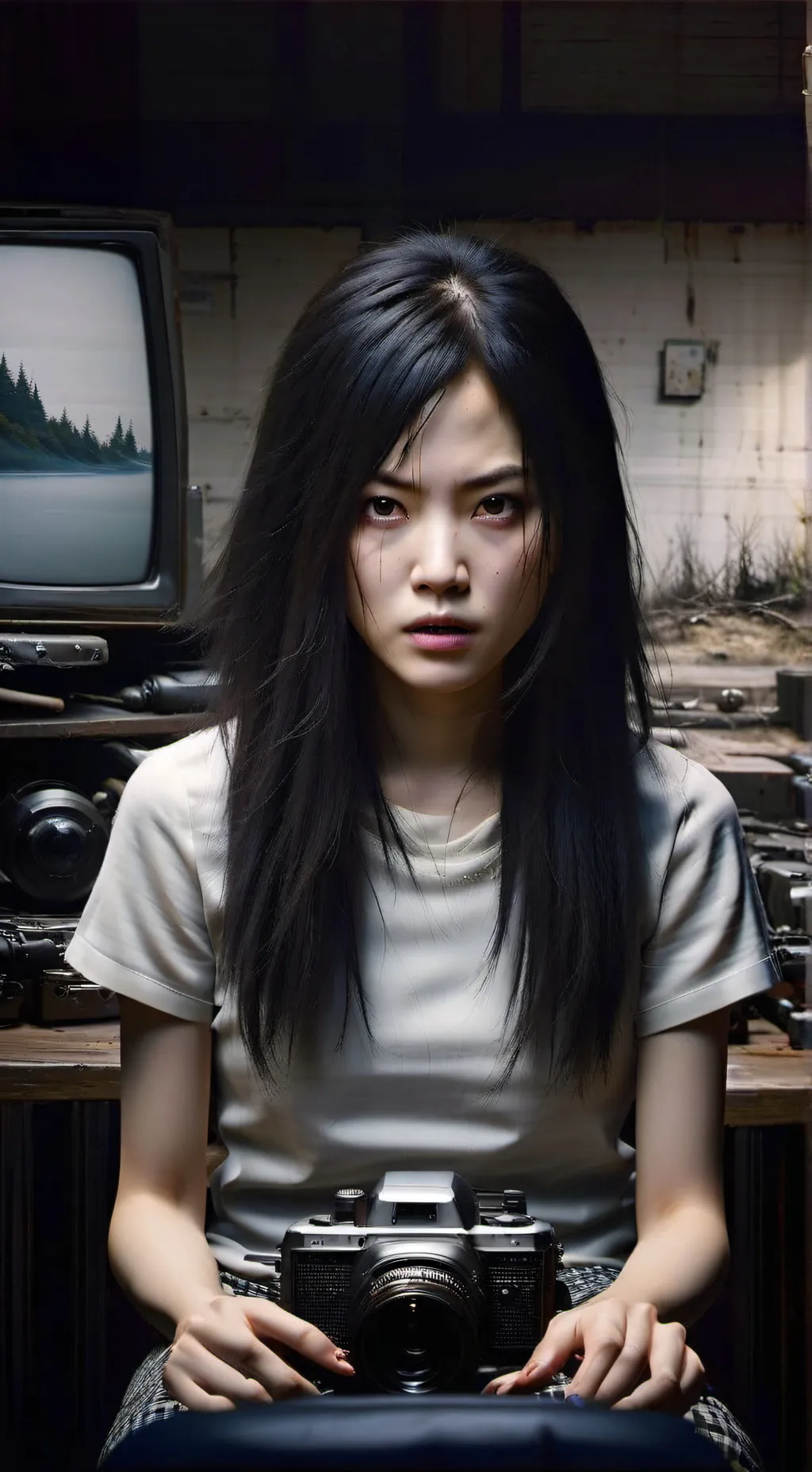 ai character: Sadako-Chan background