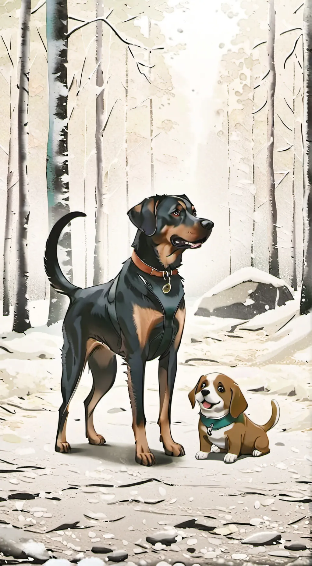 ai character: Zuma x Chase background