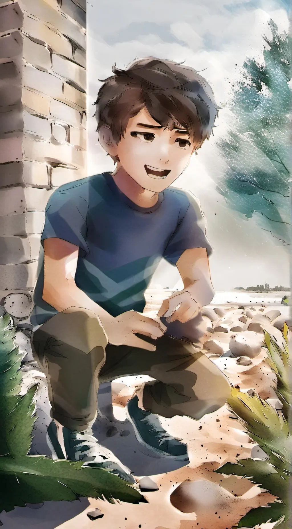 ai character: Ben  background