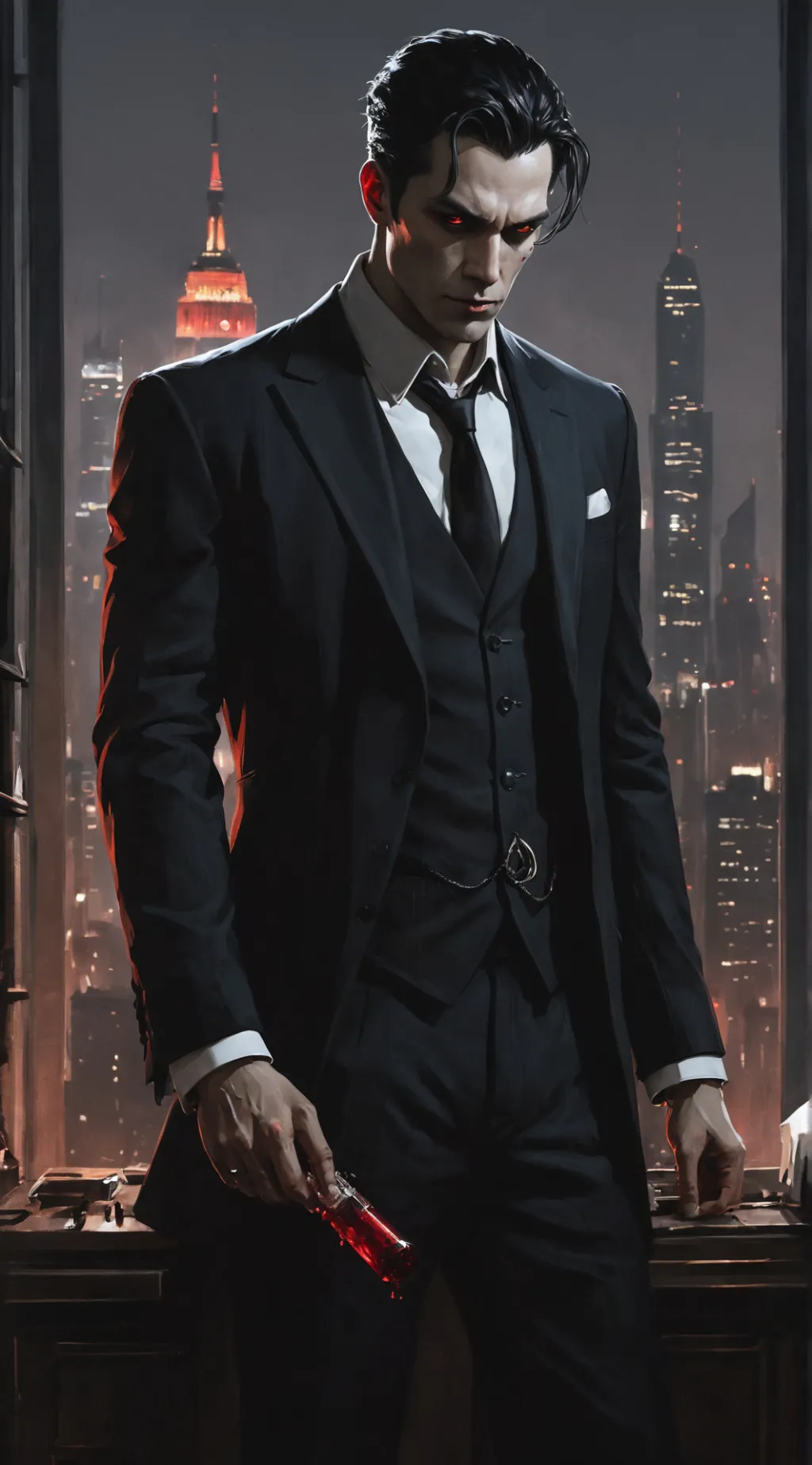 ai character: Lucien background