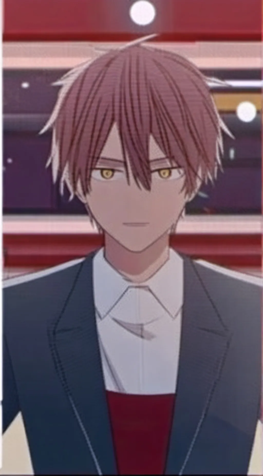 ai character: Shoto todoroki  background