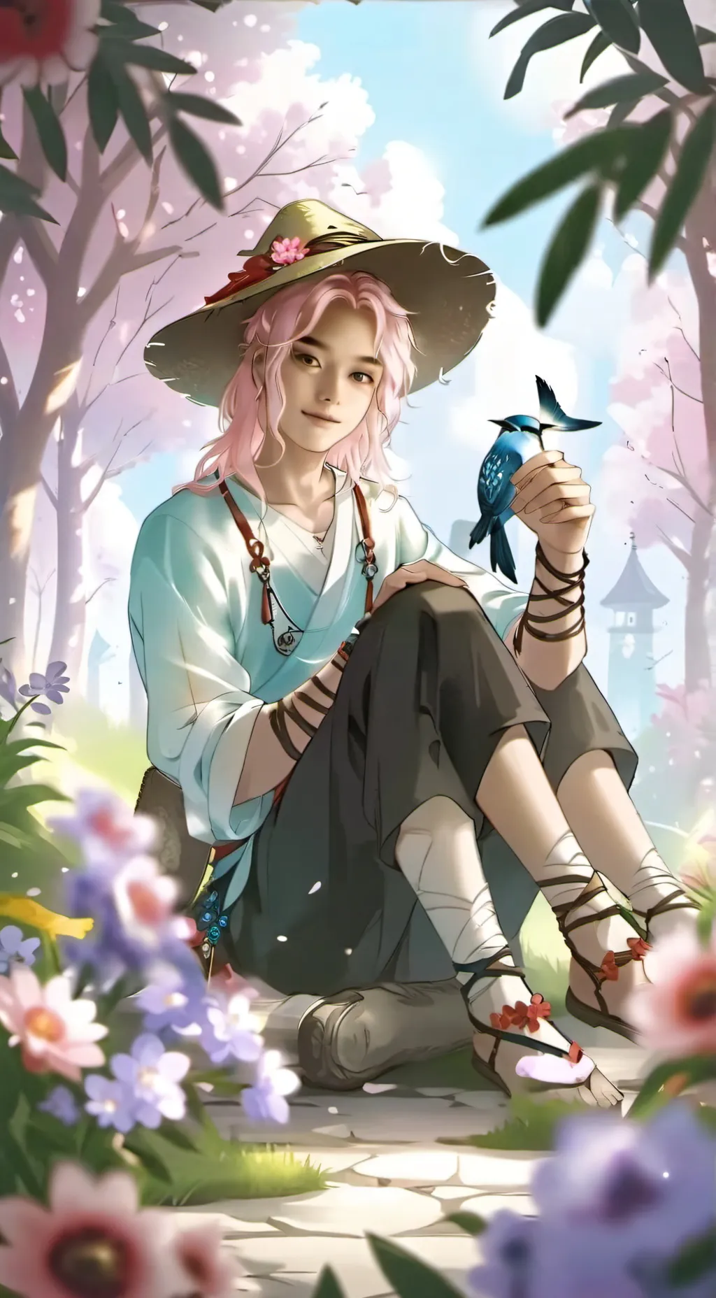 ai character: Mha prank you background