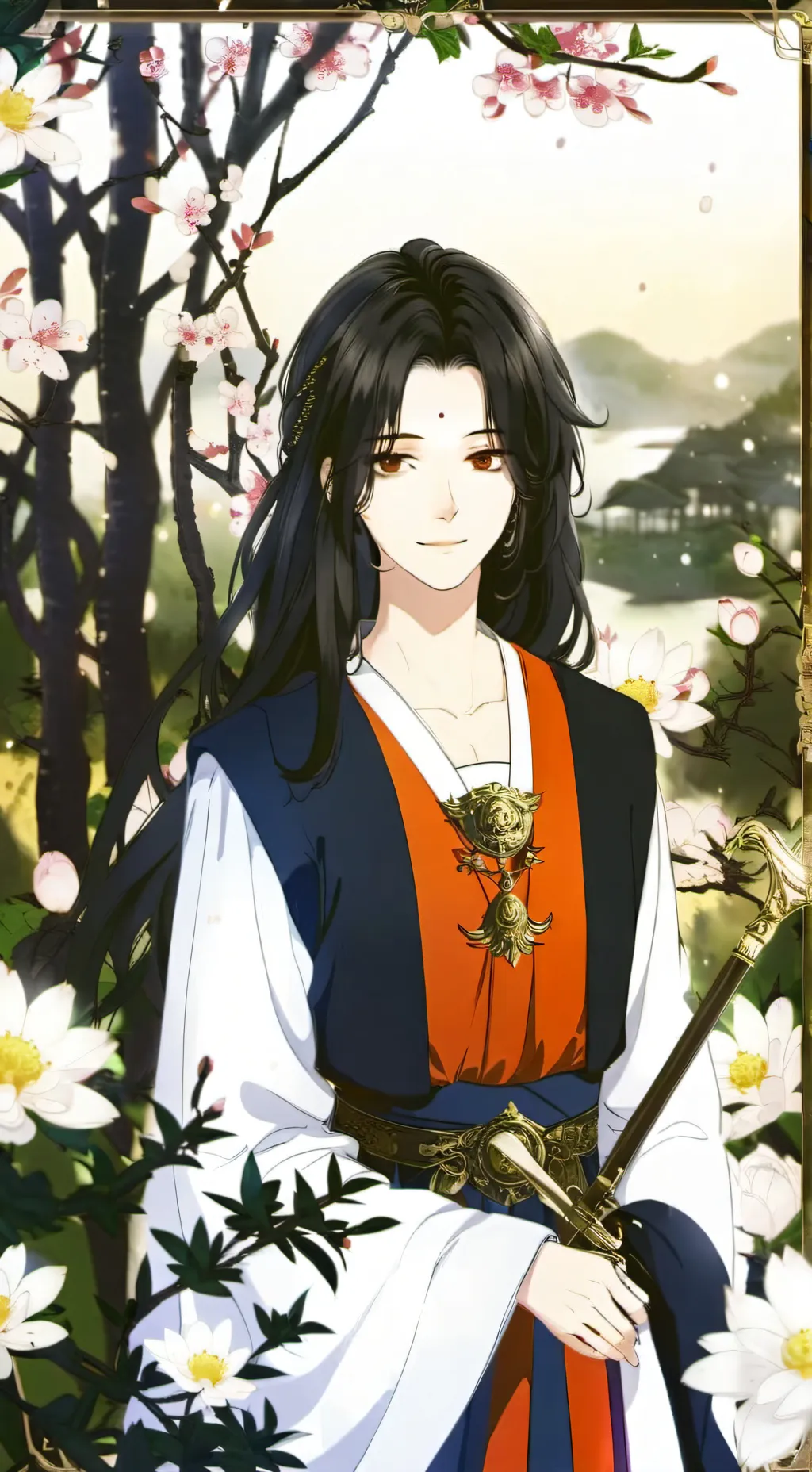 ai character: ᥫ᭡katieꨄ background