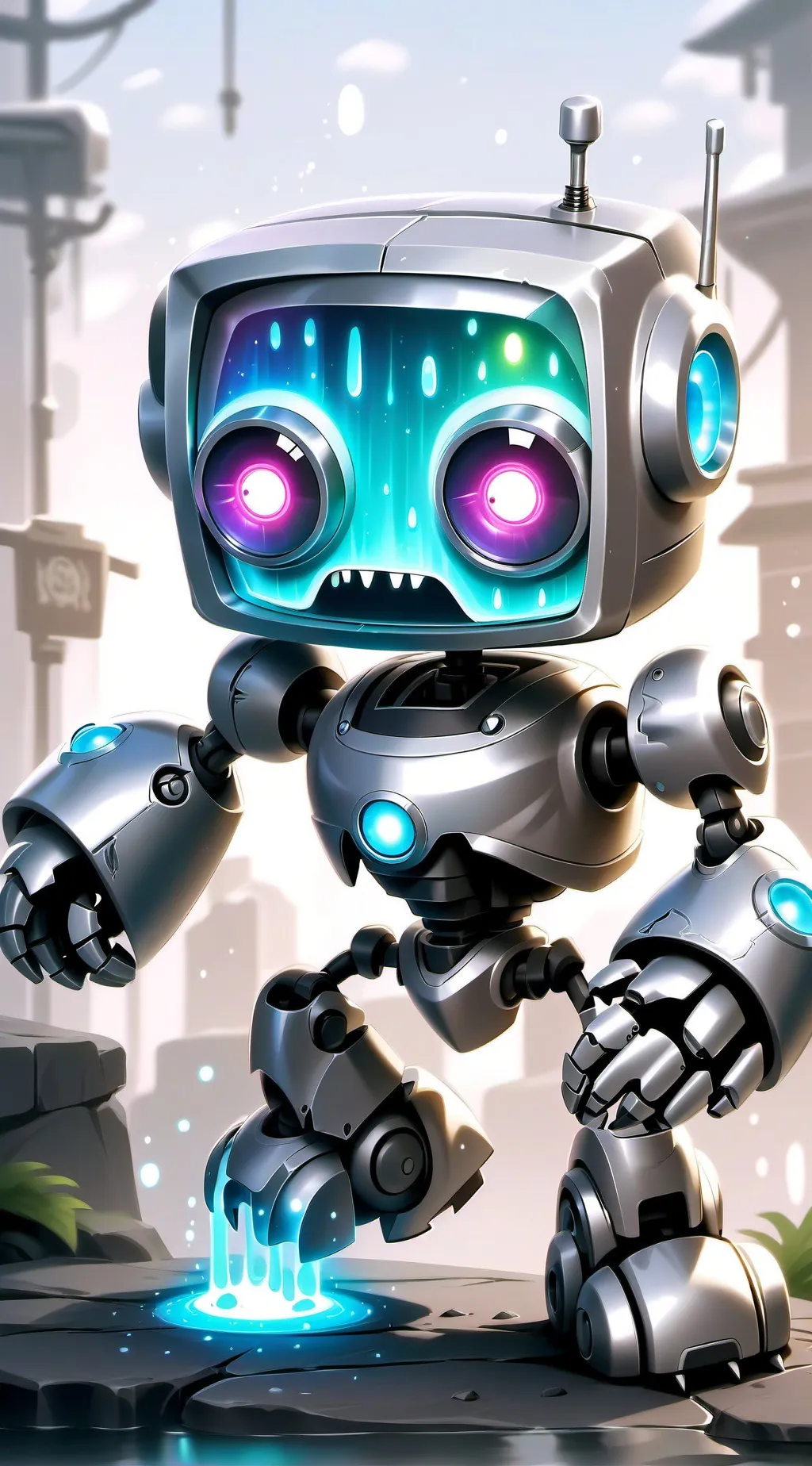 ai character: Wubbox background