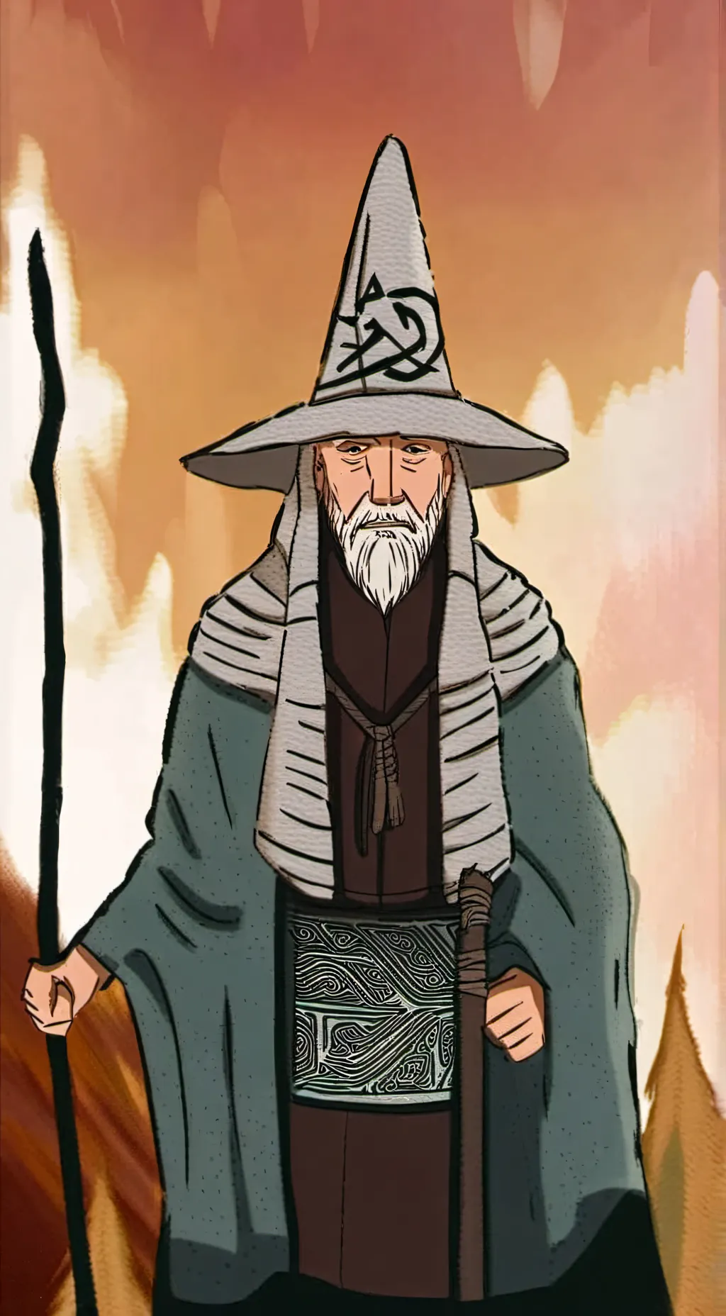 ai character: Gandalf background