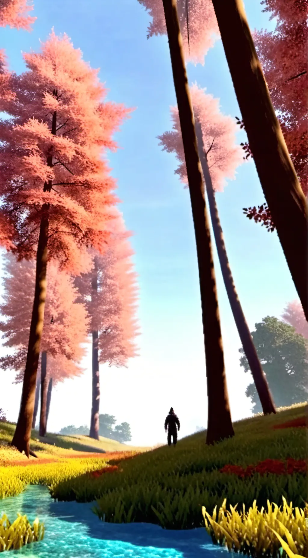 ai character: Sprunki Camping background