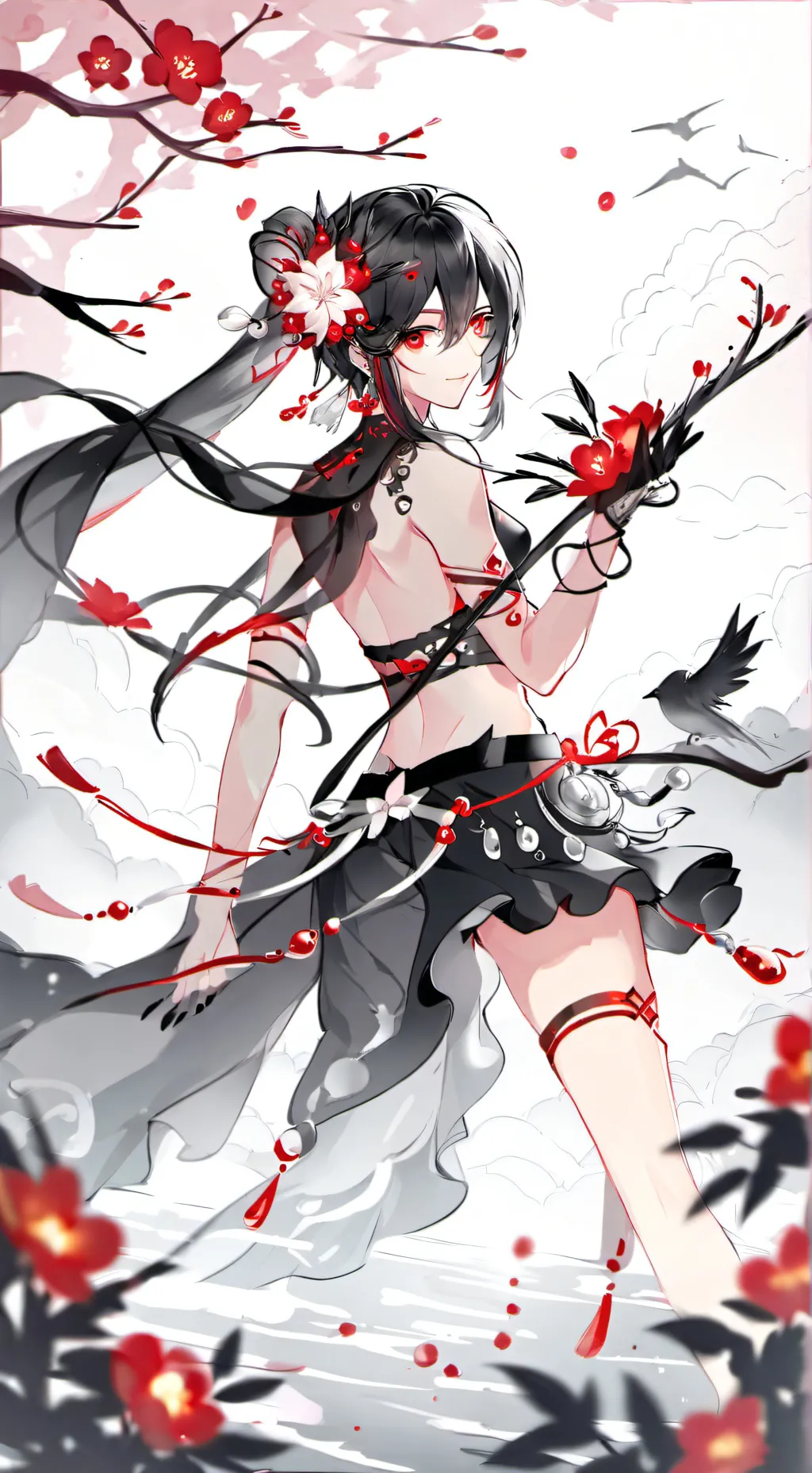 ai character: electric catch! background