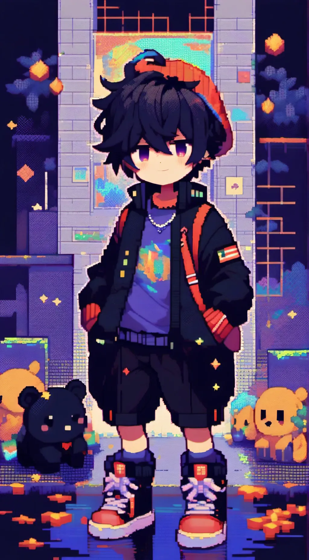 ai character: RobloxChris background