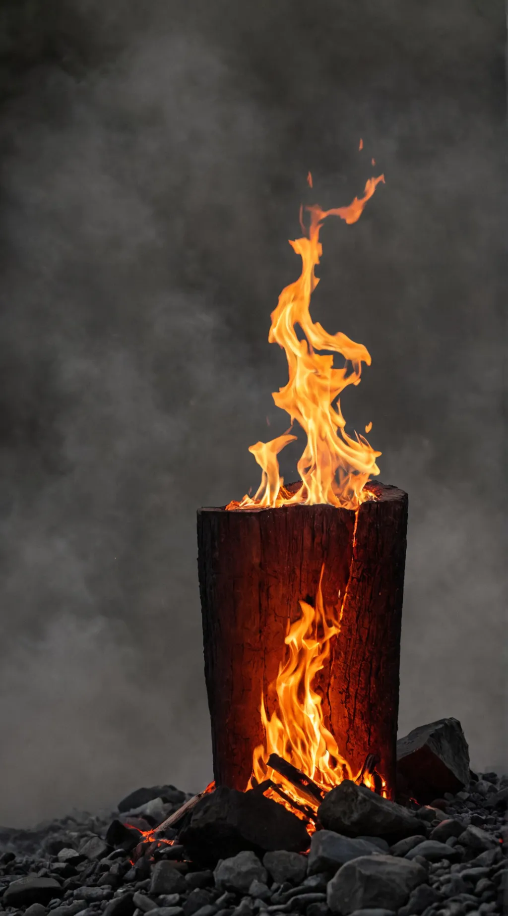 ai character: fuegito jr firey  background