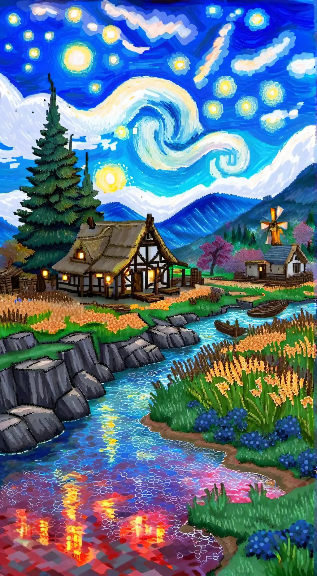 ai character: Minecraft TWO background