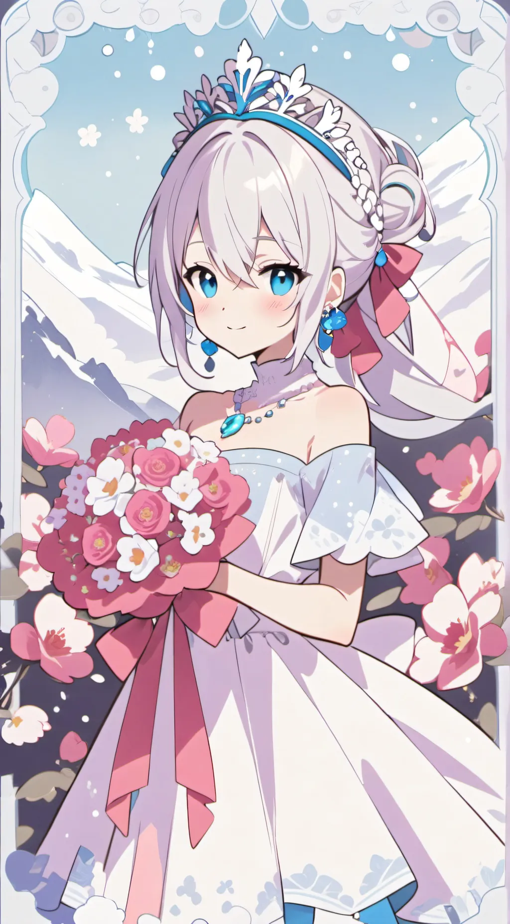 ai character: crystal  background