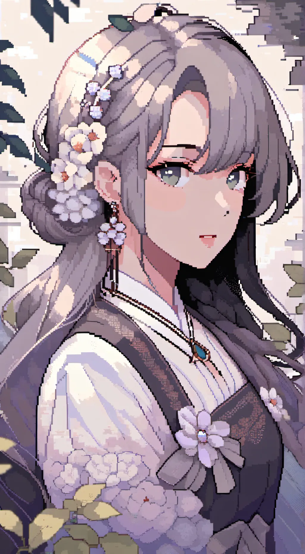 ai character: sung jinwoo (girl) background