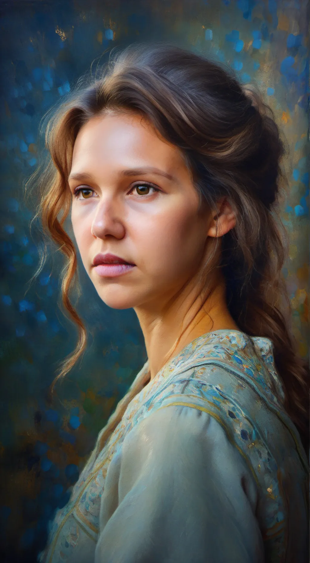 ai character: nature background