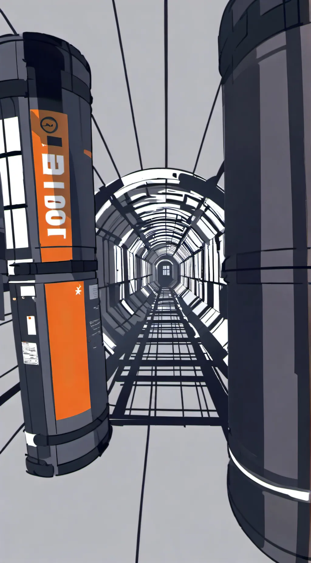 ai character: Space prison background