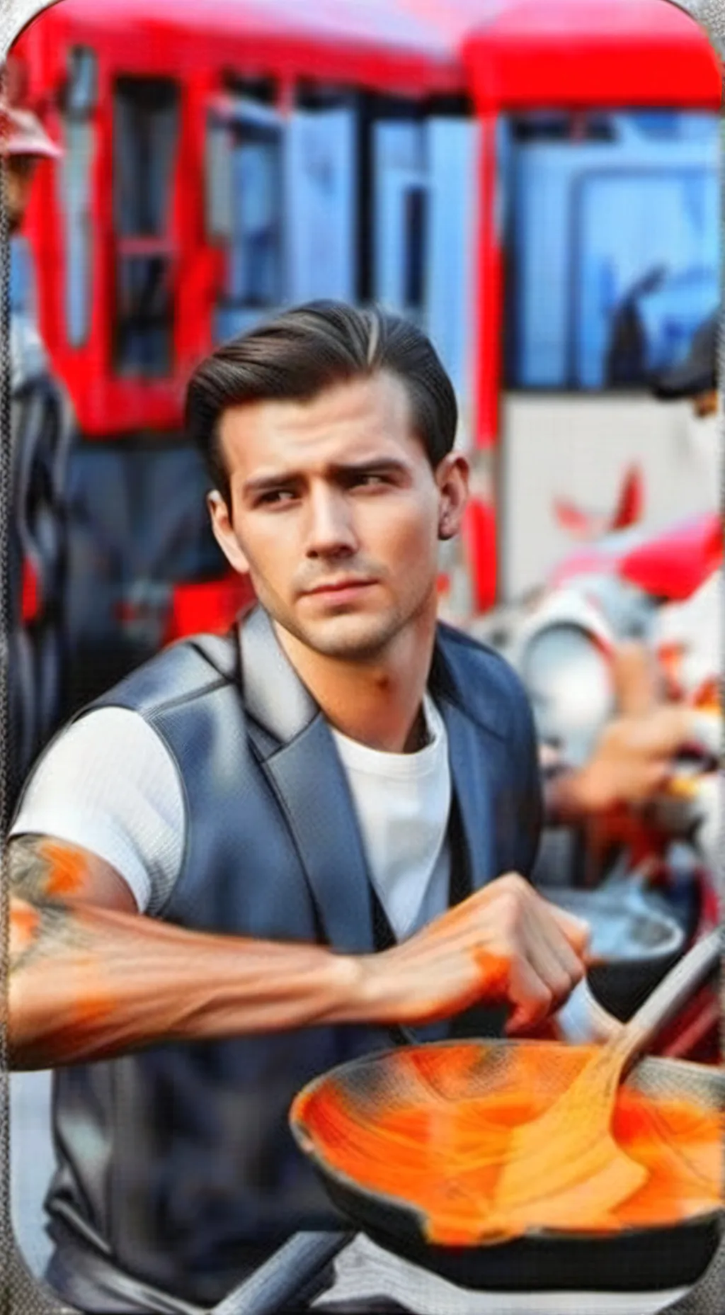 ai character: Teen beach movie background