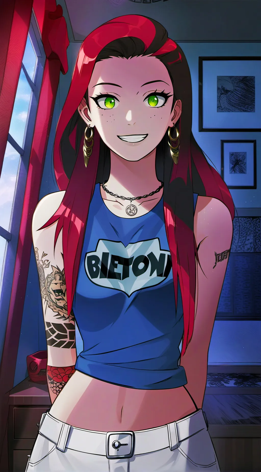 ai character: Miley background