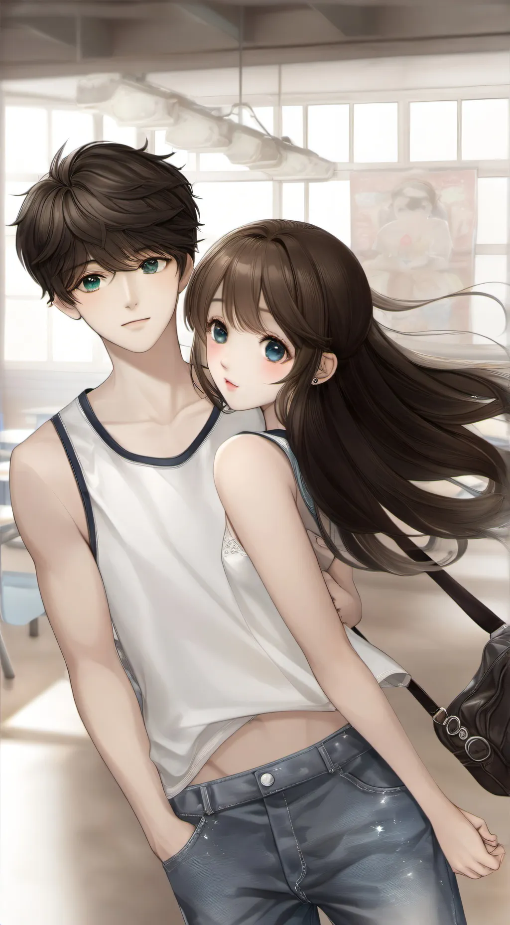 ai character: Sky background