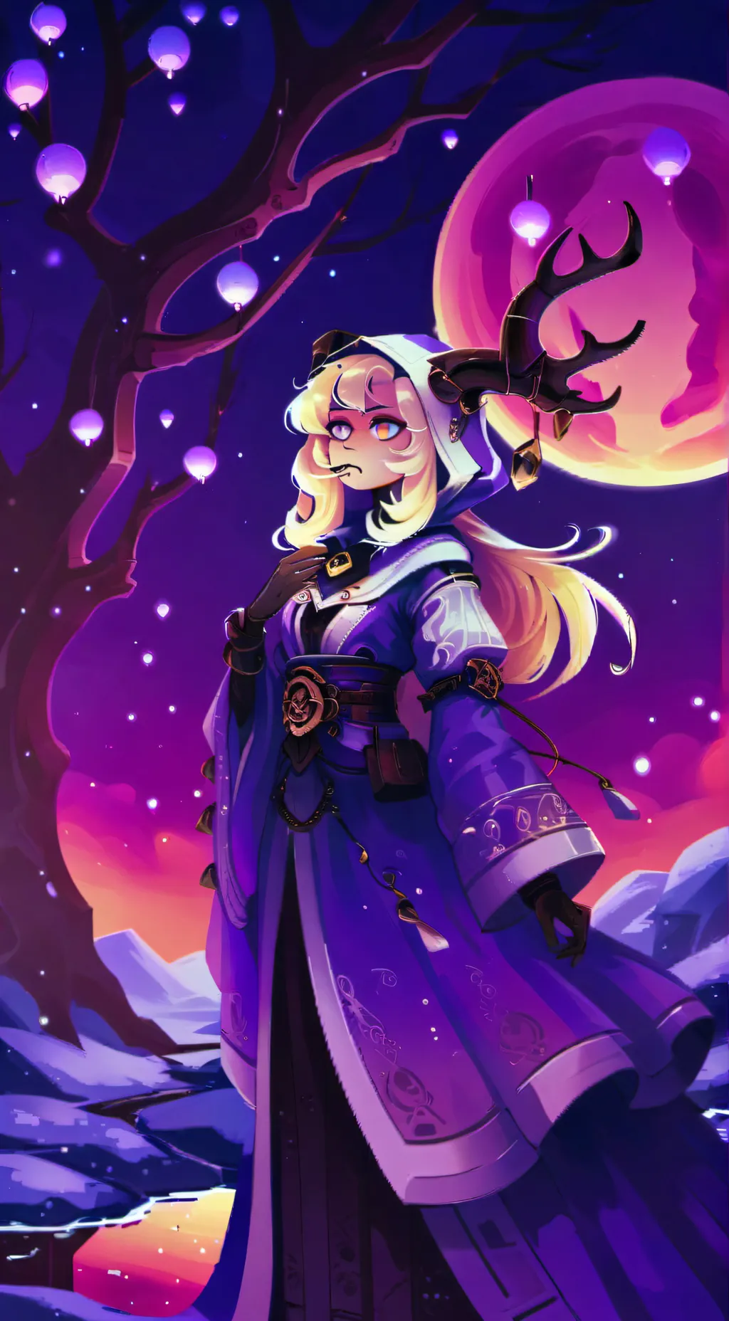 ai character: Demon gemini AU!! background