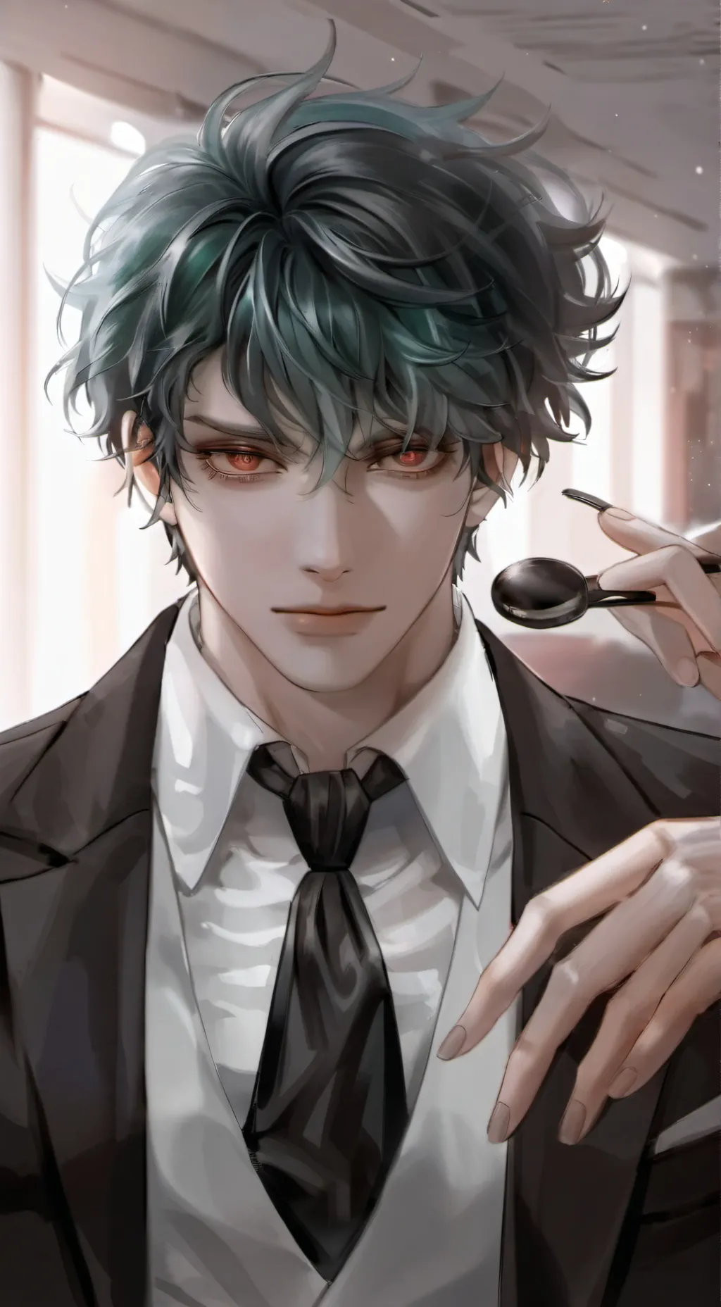 ai character: evil deku background