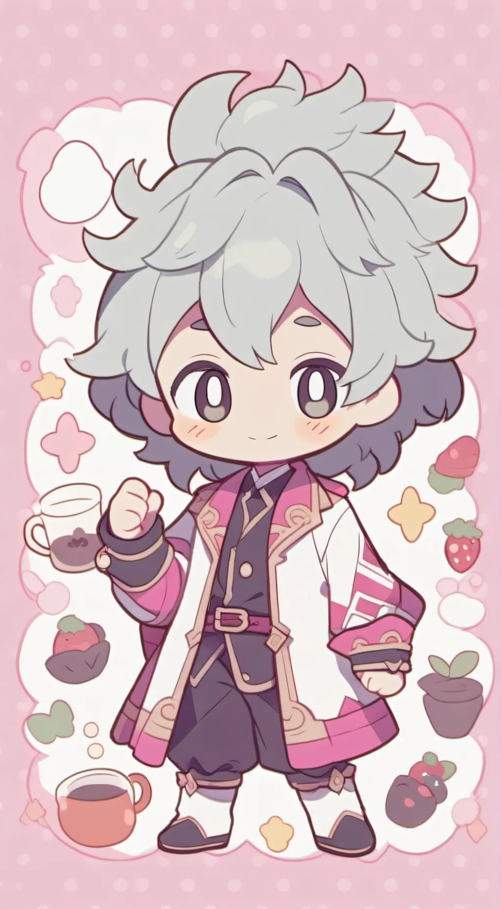 ai character: sprunki pool party background