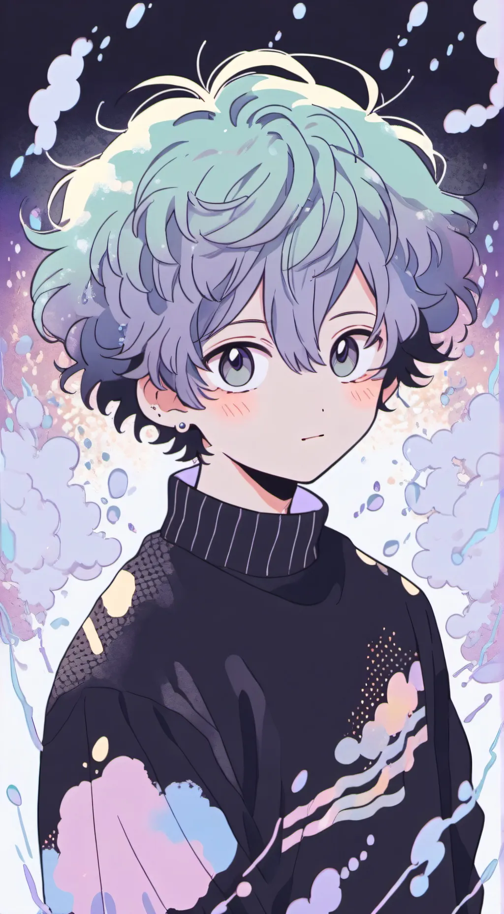 ai character: Deku background