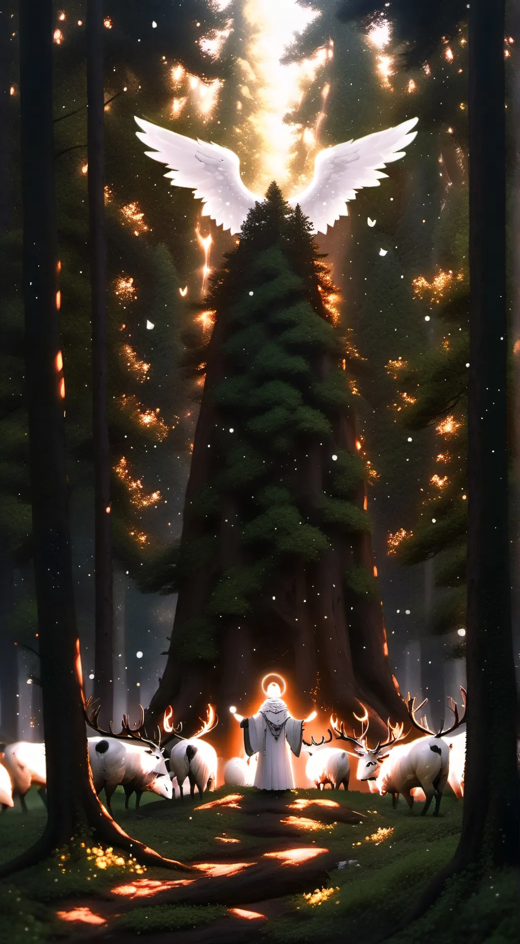 ai character: 🪽🩷angel🩷🪽 background