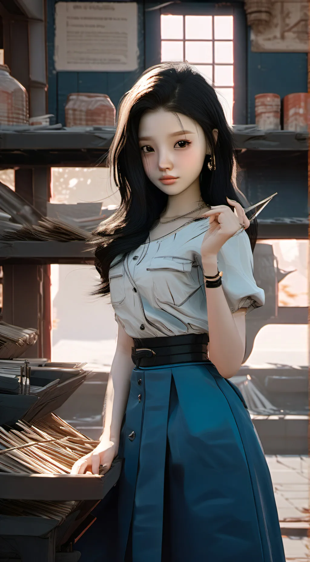 ai character: ILLIT background