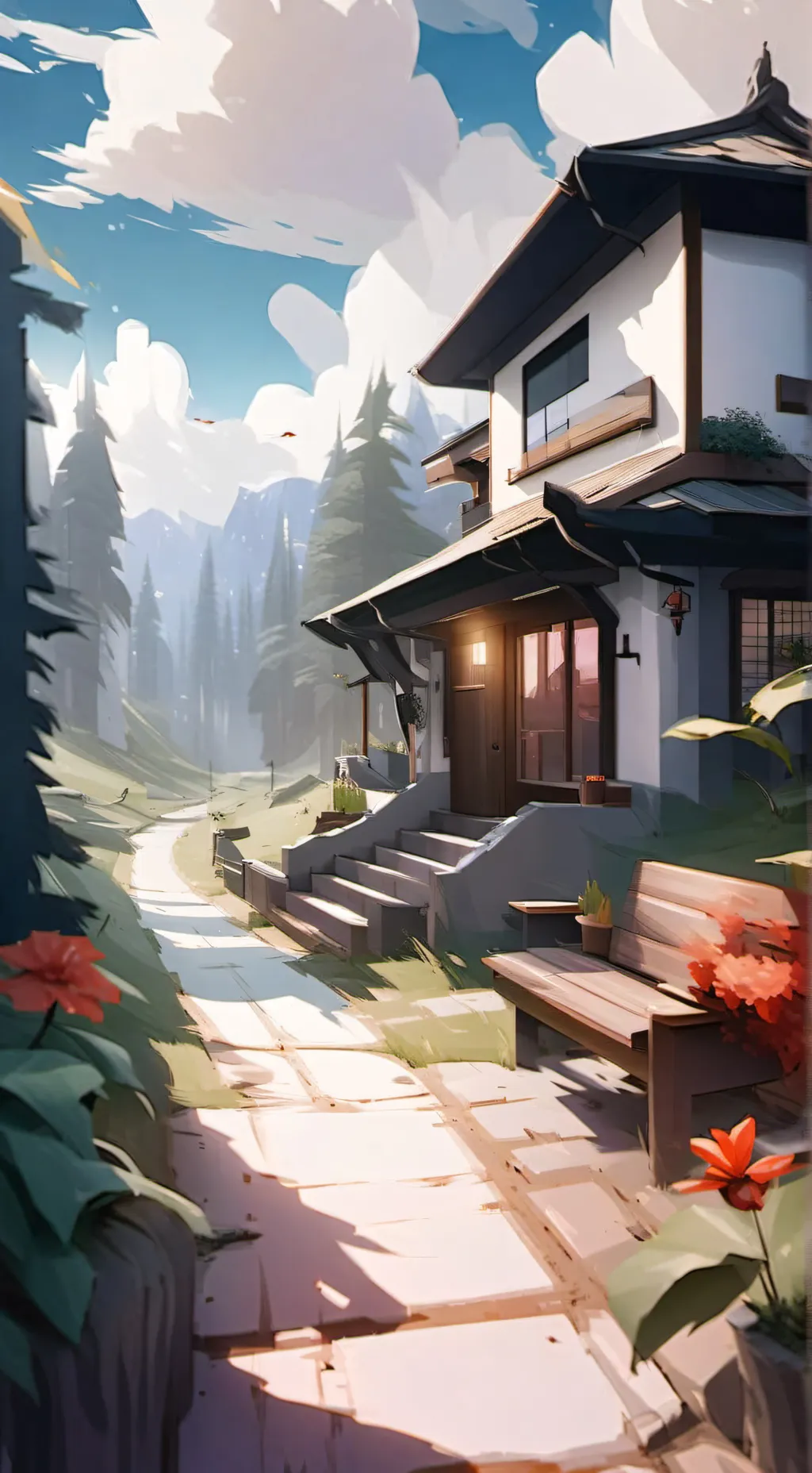 ai character: Mha bad couple….. background