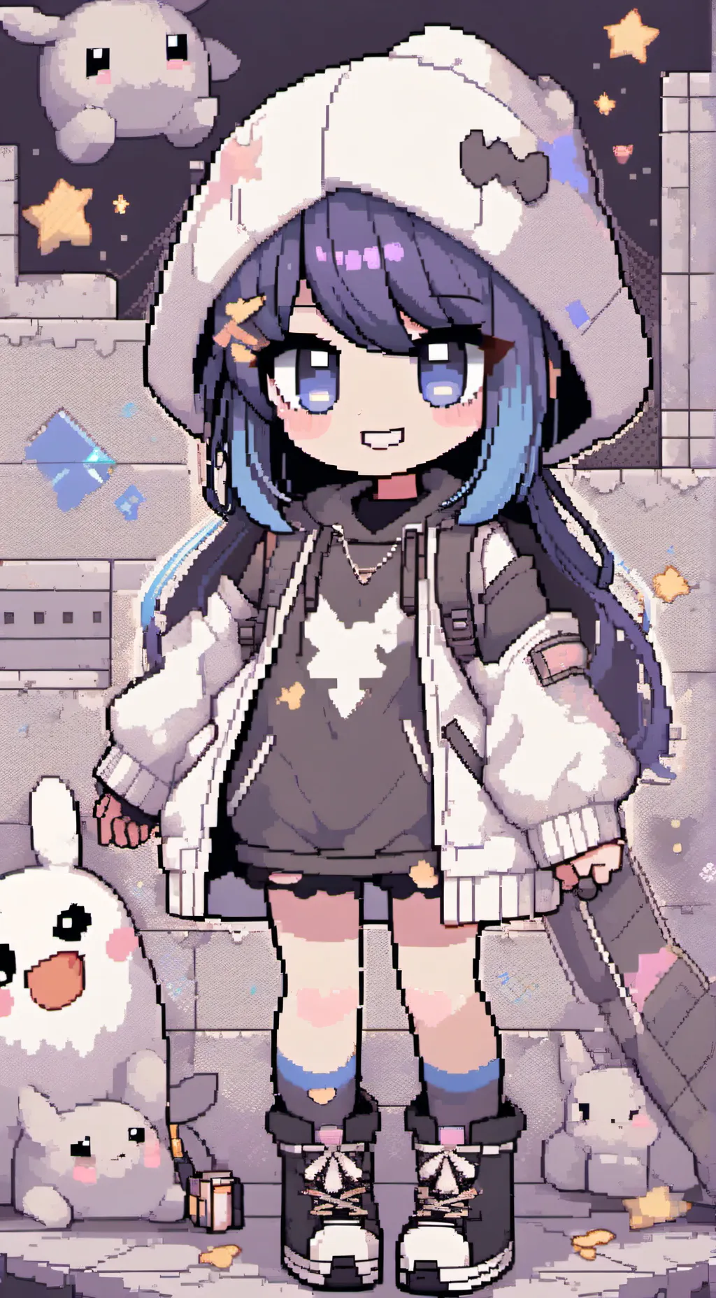 ai character: KREW background