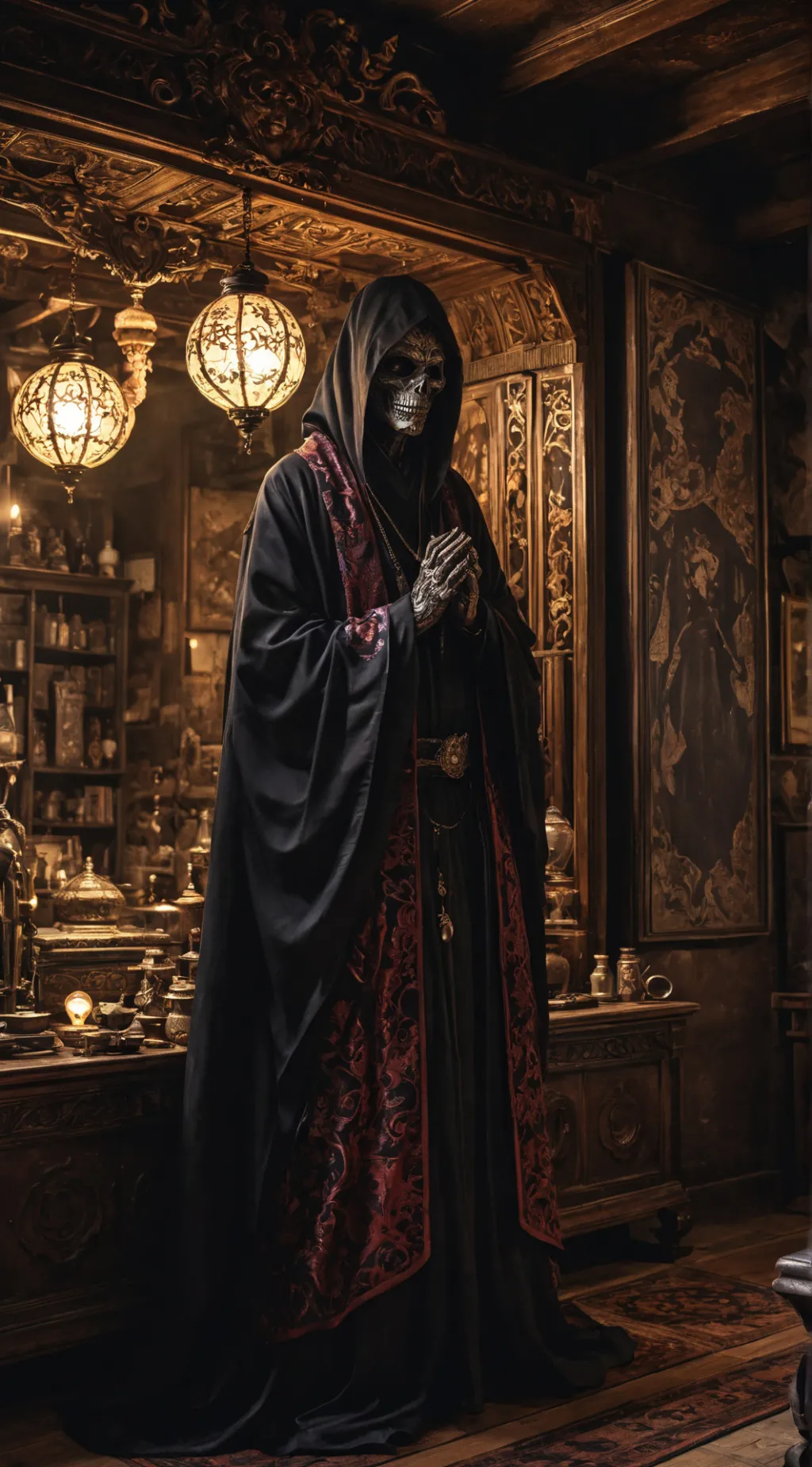 ai character: Damien background