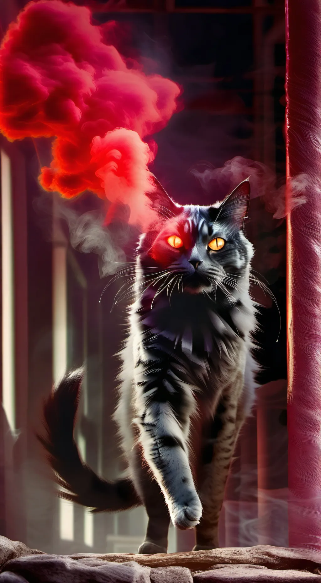 ai character: CatNap background