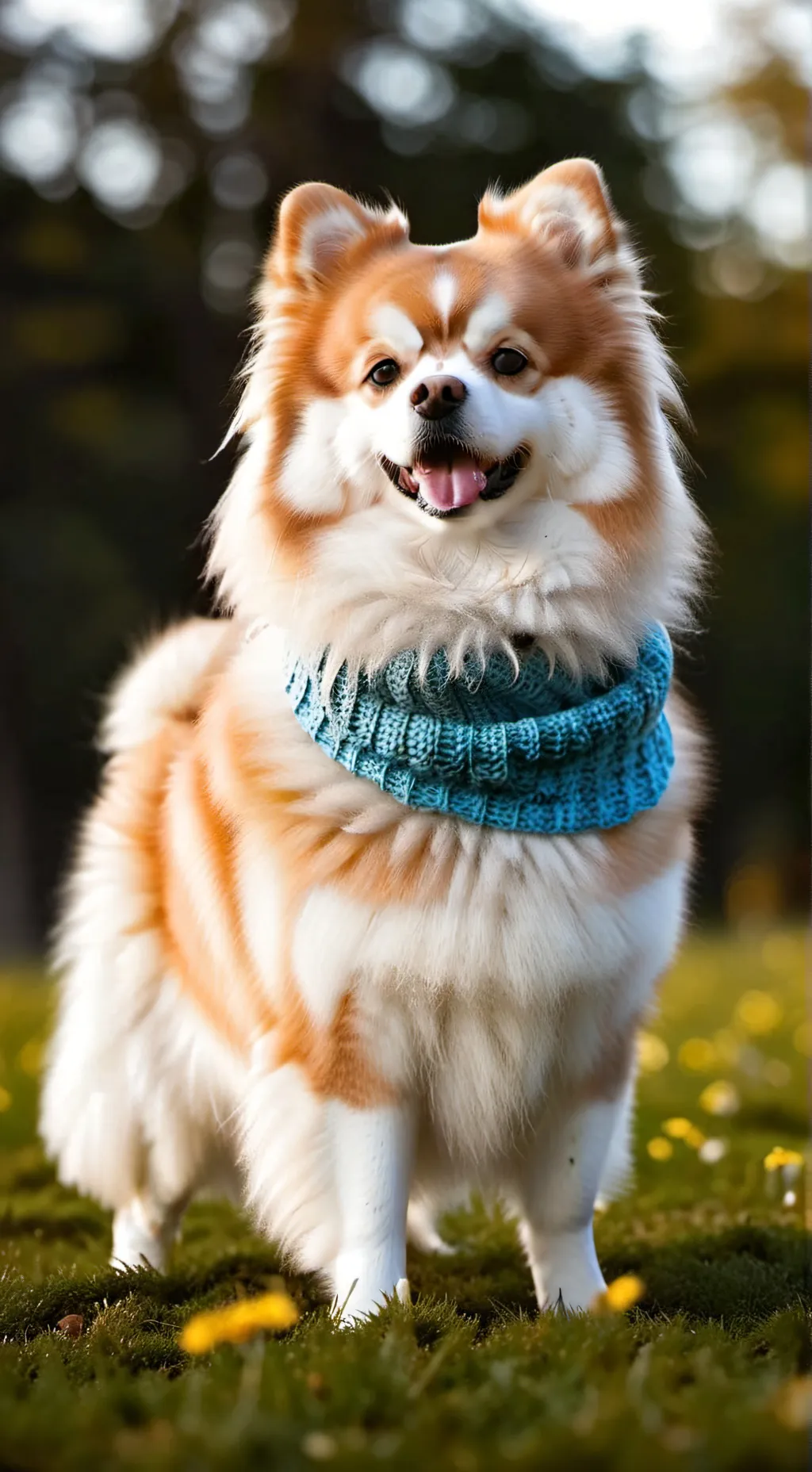 ai character: I pom a natale background