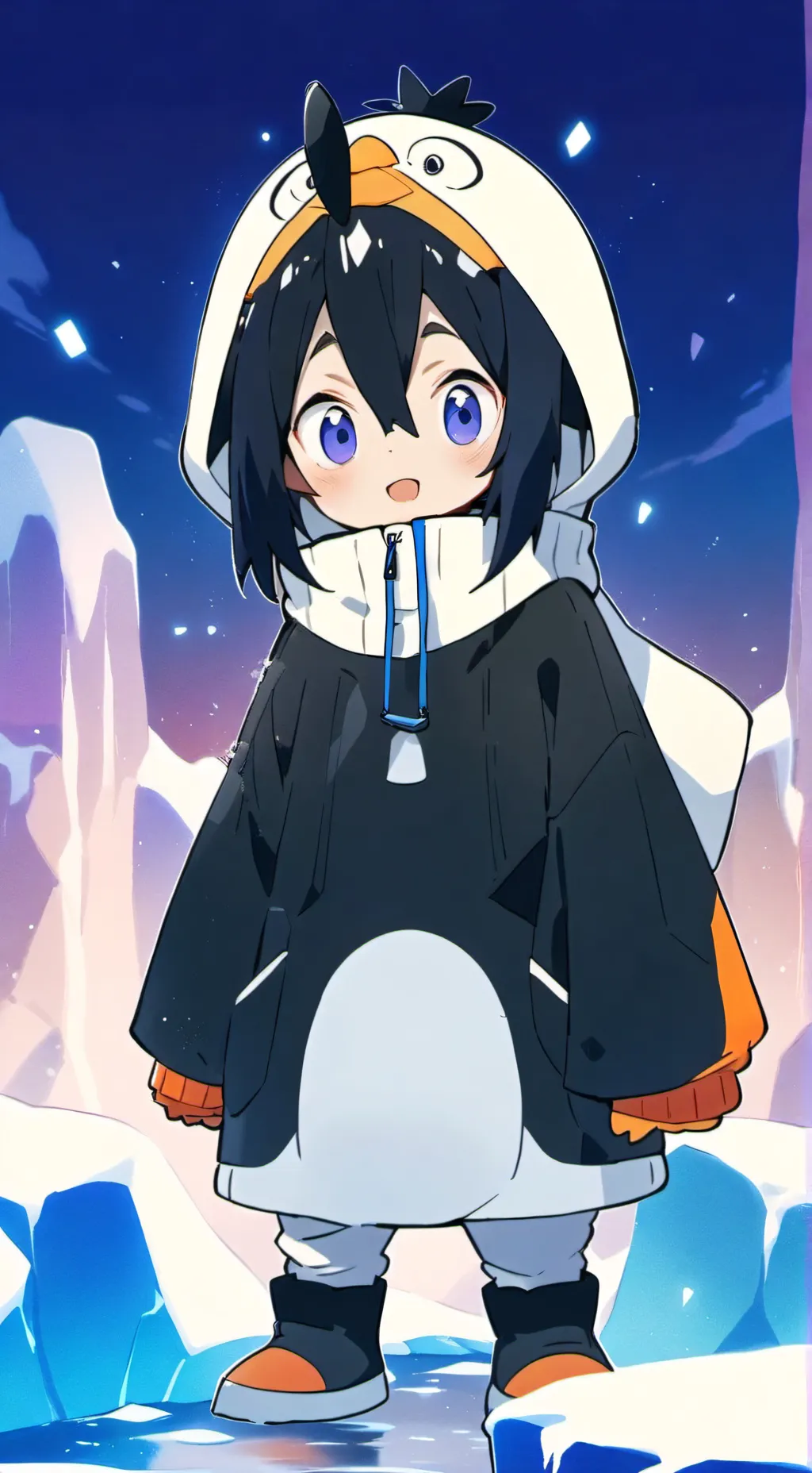 ai character: Penguinie Spirit background