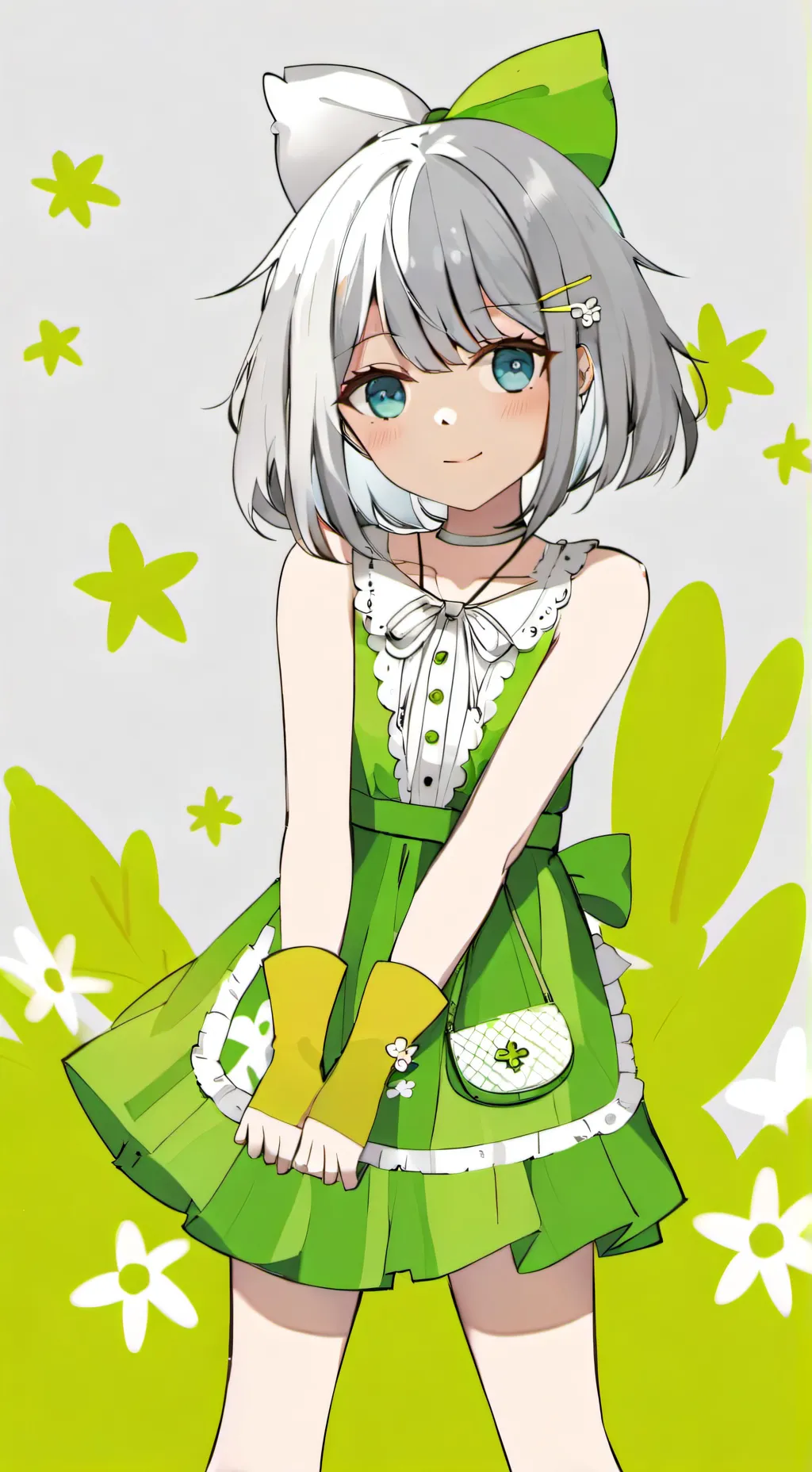 ai character: Anita el fantasma  background