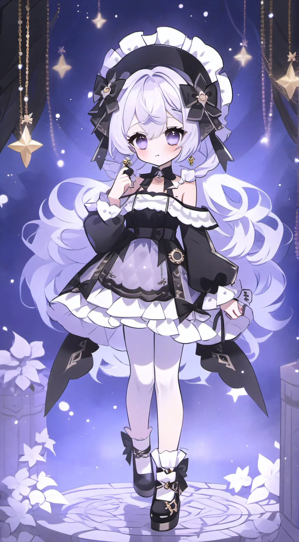 ai character: crk sleepover background