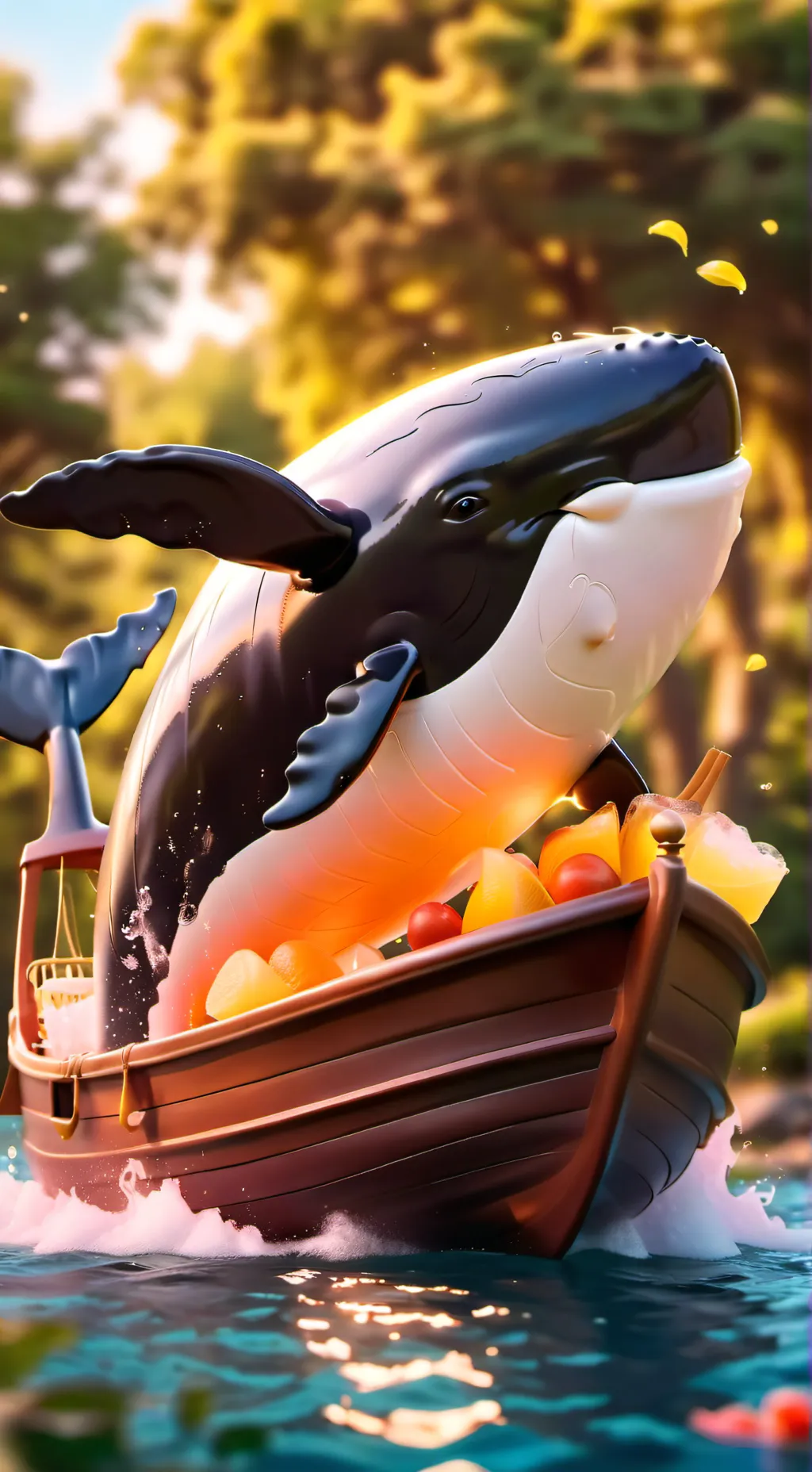 ai character: Mr whale pro background